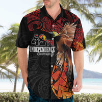 Papua New Guinea Personalised Hawaiian Shirt Grunge Style 49th Independence Anni LT7 - Polynesian Pride