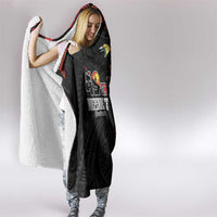 Papua New Guinea Hooded Blanket Grunge Style 49th Independence Anni LT7 - Polynesian Pride