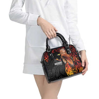 Papua New Guinea Shoulder Handbag Grunge Style 49th Independence Anni LT7 - Polynesian Pride