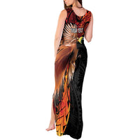 Papua New Guinea Personalised Tank Maxi Dress Grunge Style 49th Independence Anni LT7 - Polynesian Pride