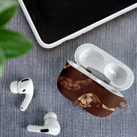 Aloha Hawaii Floral Tapa AirPods Case Patchwork Mocha LT7 - Polynesian Pride