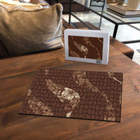 Aloha Hawaii Floral Tapa Puzzle Patchwork Mocha LT7 - Polynesian Pride