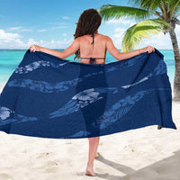 Aloha Hawaii Floral Tapa Sarong Patchwork Navy - Polynesian Pride