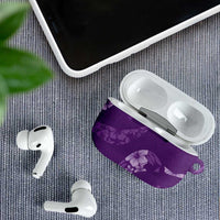 Aloha Hawaii Floral Tapa AirPods Case Patchwork Violet LT7 - Polynesian Pride