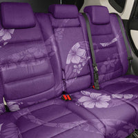 Aloha Hawaii Floral Tapa Back Car Seat Cover Patchwork Violet - Polynesian Pride