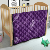 Aloha Hawaii Floral Tapa Quilt Patchwork Violet - Polynesian Pride