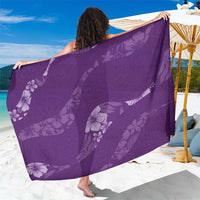 Aloha Hawaii Floral Tapa Sarong Patchwork Violet - Polynesian Pride