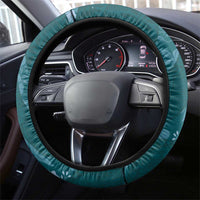 Aloha Hawaii Floral Tapa Steering Wheel Cover Patchwork Teal - Polynesian Pride