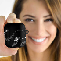 Aloha Hawaii Floral Tapa AirPods Case Patchwork Charcoal LT7 Charcoal - Polynesian Pride