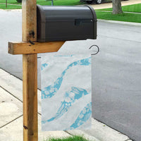 Aloha Hawaii Floral Tapa Garden Flag Patchwork Turquoise - Polynesian Pride