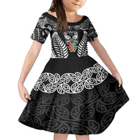 personalised-kia-kaha-te-reo-maori-family-matching-off-shoulder-maxi-dress-and-hawaiian-shirt-hei-tiki-mix-koru-black