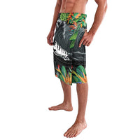 Outrigger Canoe Black Lavalava On The Waves LT7 - Polynesian Pride