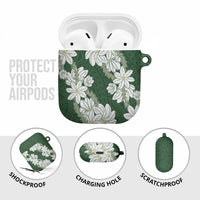Ia Orana Tahiti Tiare AirPods Case Sage Green Lei - Polynesian Pride