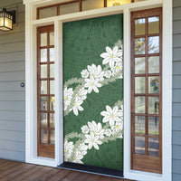 Ia Orana Tahiti Tiare Door Cover Sage Green Lei - Polynesian Pride