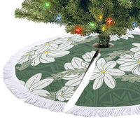 Ia Orana Tahiti Tiare Tree Skirt Sage Green Lei LT7 - Polynesian Pride