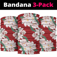 Ia Orana Tahiti Tiare Neck Gaiter Crimson Lei - Polynesian Pride