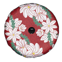 Ia Orana Tahiti Tiare Spare Tire Cover Crimson Lei - Polynesian Pride