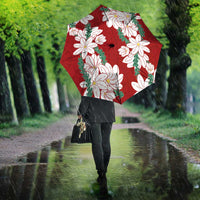 Ia Orana Tahiti Tiare Umbrella Crimson Lei - Polynesian Pride