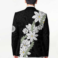 Ia Orana Tahiti Tiare Blazer Black Lei LT7 - Polynesian Pride