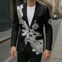 Ia Orana Tahiti Tiare Blazer Black Lei LT7 - Polynesian Pride