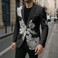 Ia Orana Tahiti Tiare Blazer Black Lei LT7 - Polynesian Pride