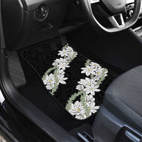 Ia Orana Tahiti Tiare Car Mats Black Lei - Polynesian Pride