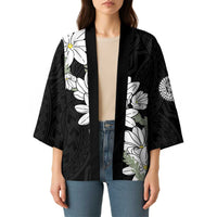 Ia Orana Tahiti Tiare Kimono Black Lei LT7 - Polynesian Pride