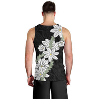 Ia Orana Tahiti Tiare Men Tank Top Black Lei LT7 - Polynesian Pride
