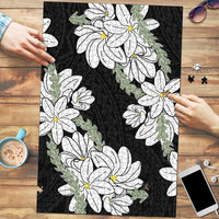 Ia Orana Tahiti Tiare Puzzle Black Lei LT7 Black - Polynesian Pride