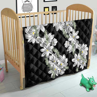 Ia Orana Tahiti Tiare Quilt Black Lei - Polynesian Pride