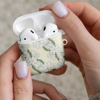 Ia Orana Tahiti Tiare AirPods Case Lemon Yellow Lei LT7 - Polynesian Pride