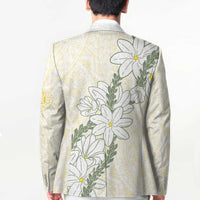 Ia Orana Tahiti Tiare Blazer Lemon Yellow Lei LT7 - Polynesian Pride