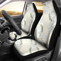 Ia Orana Tahiti Tiare Car Seat Cover Lemon Yellow Lei - Polynesian Pride