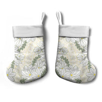 Ia Orana Tahiti Tiare Christmas Stocking Lemon Yellow Lei - Polynesian Pride