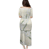 Ia Orana Tahiti Tiare Family Matching Puletasi and Hawaiian Shirt Lemon Yellow Lei - Polynesian Pride