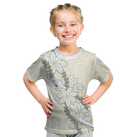 Ia Orana Tahiti Tiare Kid T Shirt Lemon Yellow Lei - Polynesian Pride