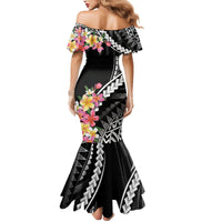 AAPI Heritage Month Mermaid Dress Kanaka Hawaii Plumeria LT7 - Polynesian Pride