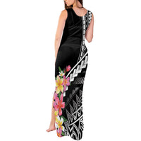 AAPI Heritage Month Tank Maxi Dress Kanaka Hawaii Plumeria LT7 - Polynesian Pride