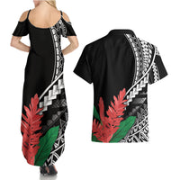 AAPI Heritage Month Couples Matching Summer Maxi Dress and Hawaiian Shirt Samoa Teuila LT7 - Polynesian Pride