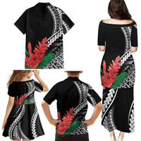 AAPI Heritage Month Family Matching Puletasi and Hawaiian Shirt Samoa Teuila