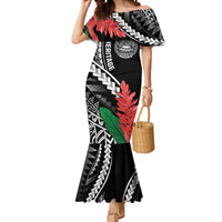 AAPI Heritage Month Mermaid Dress Samoa Teuila LT7 Women Black - Polynesian Pride
