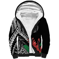AAPI Heritage Month Sherpa Hoodie Samoa Teuila LT7 Unisex Black - Polynesian Pride