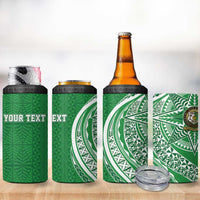 Tonga Liahona High School Personalized 4 in 1 Can Cooler Tumbler Ngatu Tokelaufeletoa Motifs