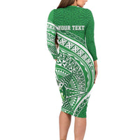 Tonga Liahona High School Personalized Family Matching Long Sleeve Bodycon Dress and Hawaiian Shirt Ngatu Tokelaufeletoa Motifs