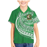 Tonga Liahona High School Personalized Family Matching Mermaid Dress and Hawaiian Shirt Ngatu Tokelaufeletoa Motifs