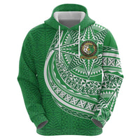 Tonga Liahona High School Personalized Zip Hoodie Ngatu Tokelaufeletoa Motifs LT7 - Polynesian Pride