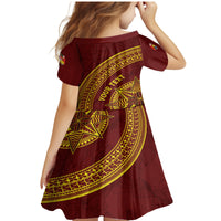 Tonga High School Family Matching Mermaid Dress and Hawaiian Shirt THS Anniversary Ngatu Motif