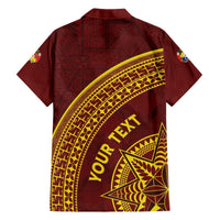 Tonga High School Hawaiian Shirt THS Anniversary Ngatu Motif LT7 - Polynesian Pride