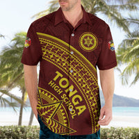 Tonga High School Hawaiian Shirt THS Anniversary Ngatu Motif LT7 - Polynesian Pride