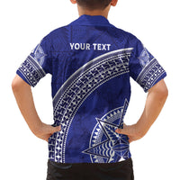 Tupou College Toloa Kid Hawaiian Shirt Ngatu Tapa Mix Style